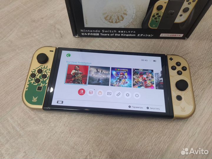 Новый прошитый Nintendo Switch Oled 128Gb