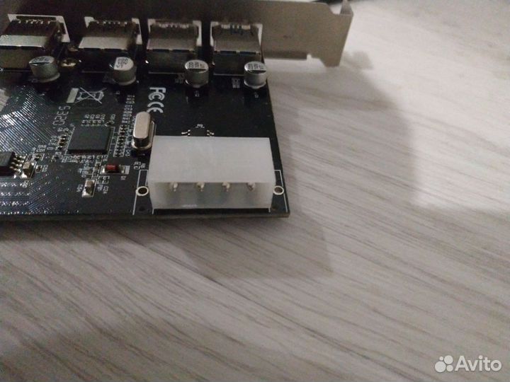 Переходник pcie на 4 usb 3.0