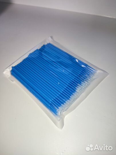 Микробраши для ресниц и маникюра 100 шт