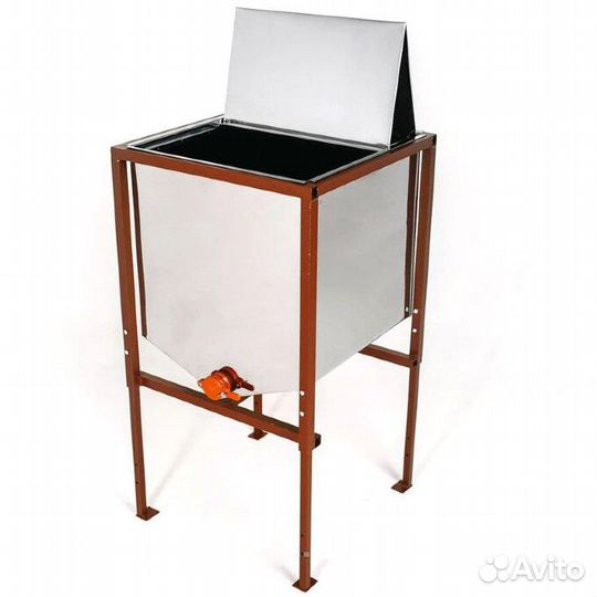 Стол для распечатки сот на 12 рамок (нержавеющая с