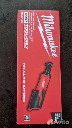 Трещотка гайковёрт Milwaukee M12 2457