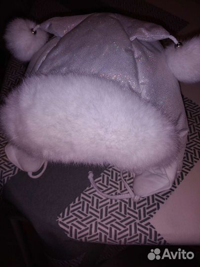 Шапка зимняя для девочки 48-50