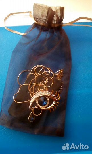 Кулон - оберег Синий глаз на цепочке