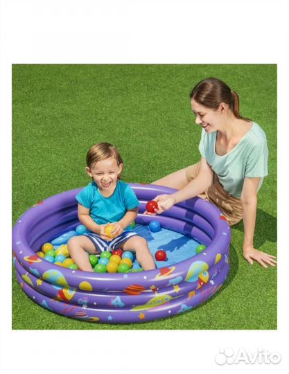 Манеж надувной 102 см bestway 52466