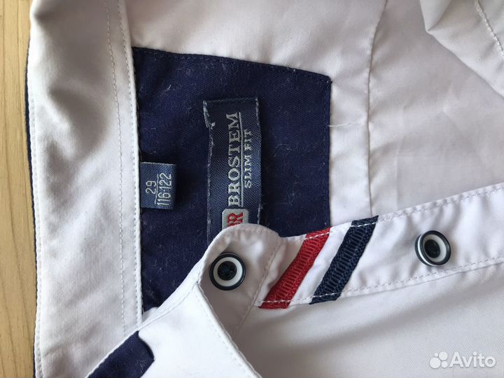 Рубашка белая школьная