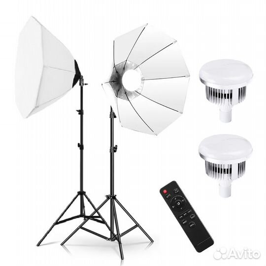 Студийный постоянный свет, софтбокс, с диммером