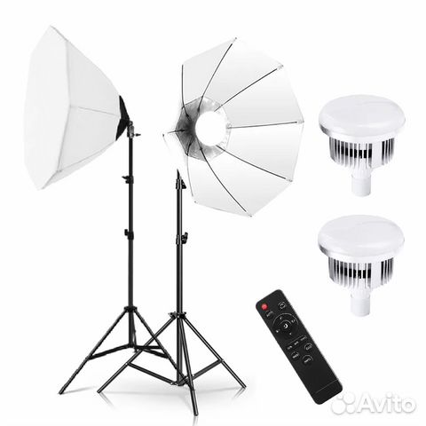 Студийный постоянный свет, софтбокс, с диммером