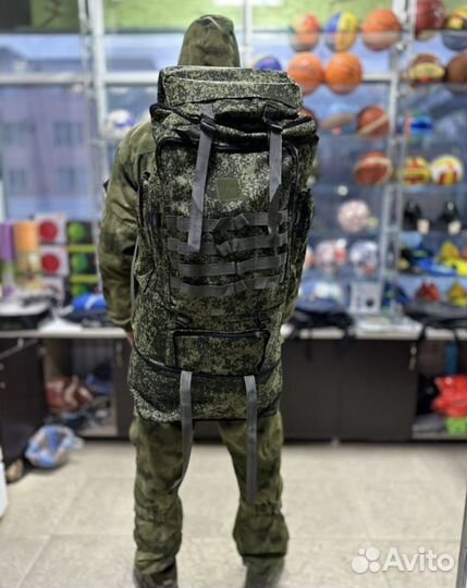 Рюкзак тактический 100-120л для рыбалки, охоты
