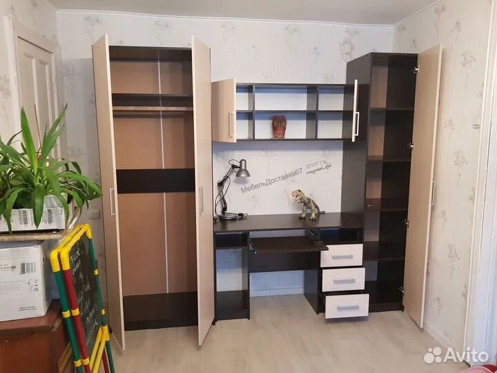 Стол компьютерный Уголок школьника Волна 2,4 (2,8)