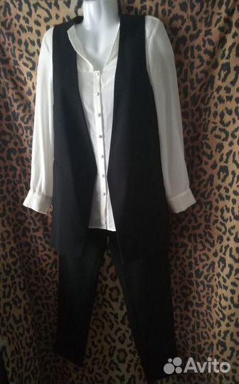 Брюки,блузка, кардиган,жилет 13.14.15 лет