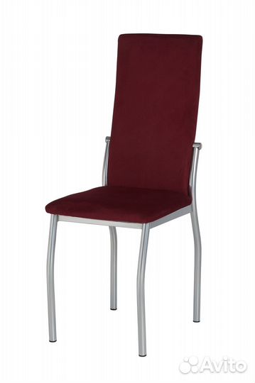 Стул пекин хром/тк. Киви 66 винный