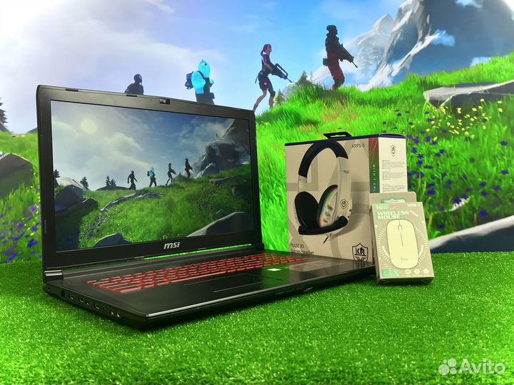 Игровой ноутбук MSI / гарантия / gtx / ssd