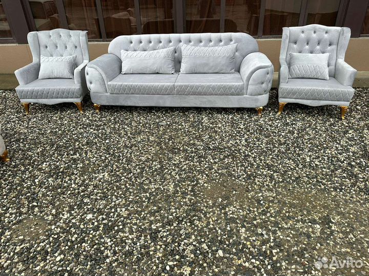 Диван и 2 кресла