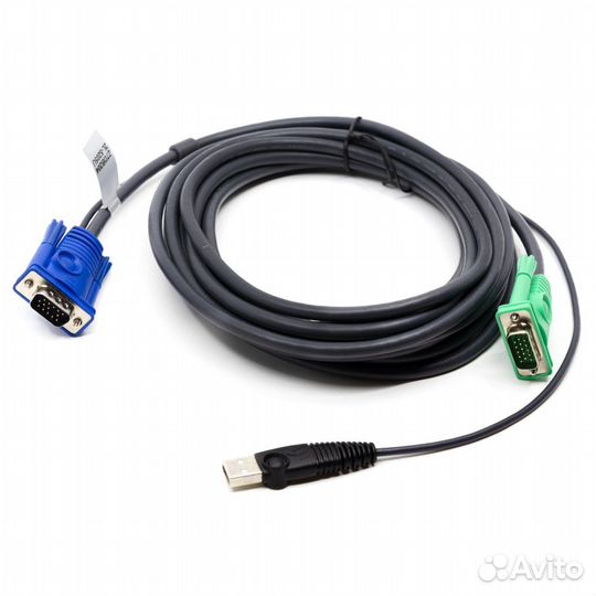 KVM кабель Aten 2L-5205U 5м VGA, USB, sphd-15