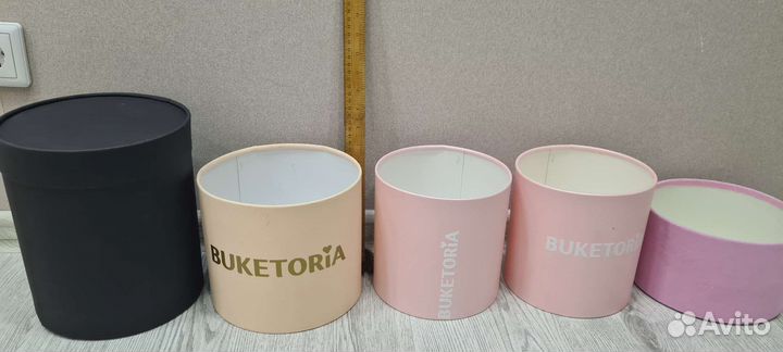 Шляпная коробка для цветов, букетов, подарков новы