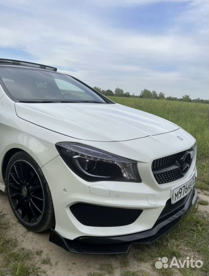 Сплиттер губа на mercedes benz