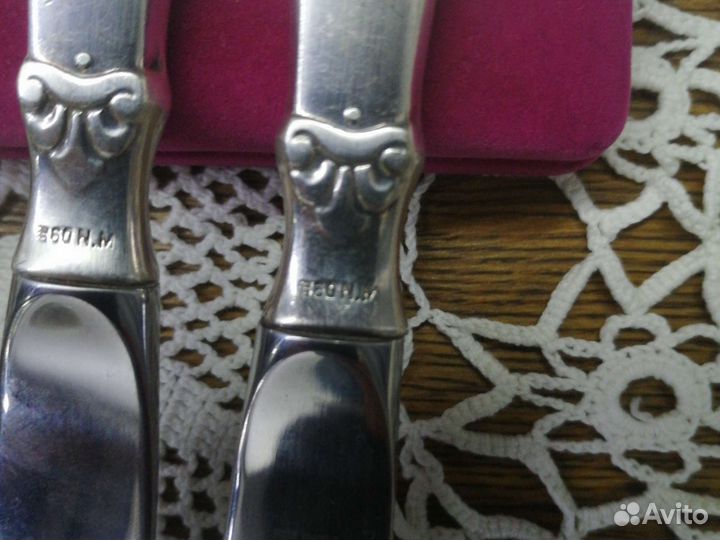 Столовый набор мельхиор посеребрение