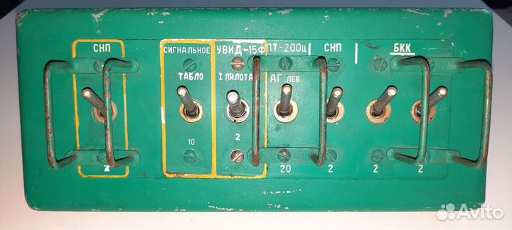 Панель АЗС самолёта ту-134А-3