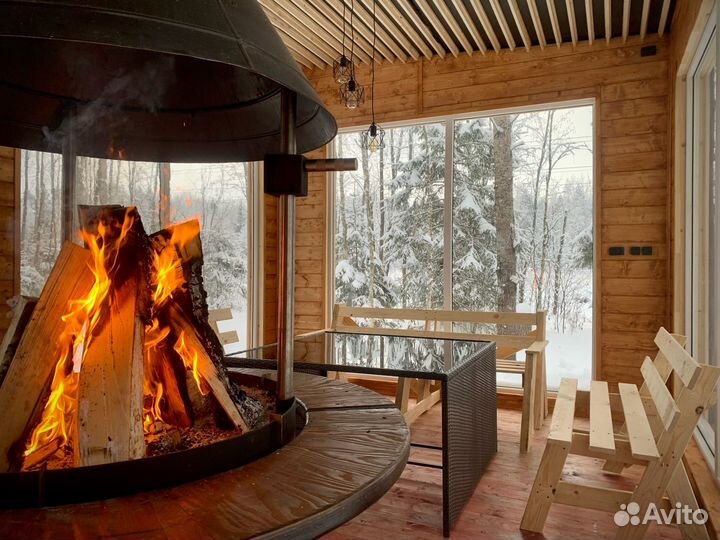 Аренда Гриль-Беседки с финским грилем/ Гриль домик