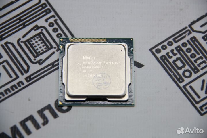 Intel core i5 3470s 2.9 - 3.6 Ghz (4/4 ядер)