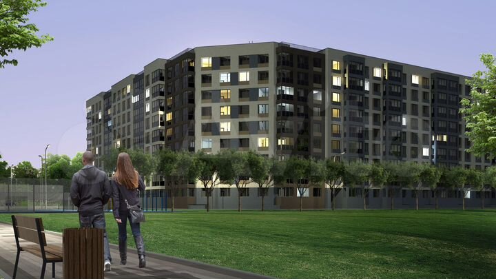 3-к. квартира, 100,4 м², 6/9 эт.