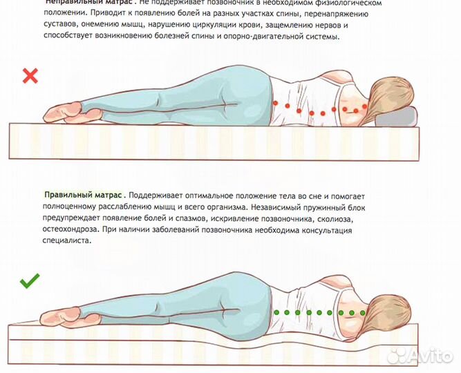 Матрас ортопедический