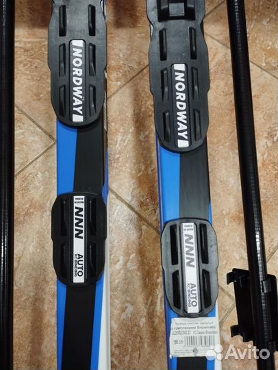 Беговые лыжи 2 пары (190 см и 170 см)