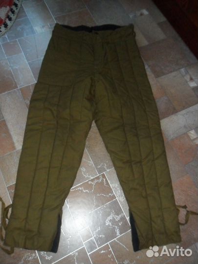 Ватные брюки