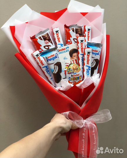 Букет из киндеров, сладкий букет