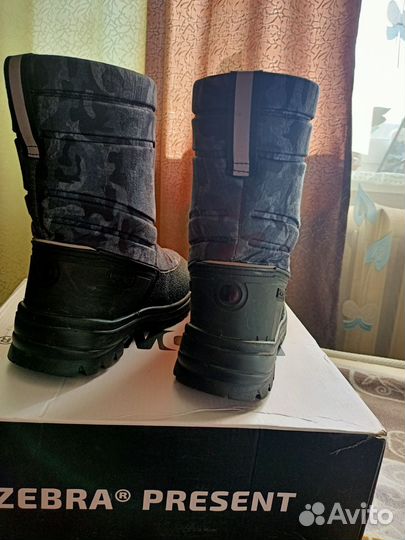 Детские сапоги зима размер 34