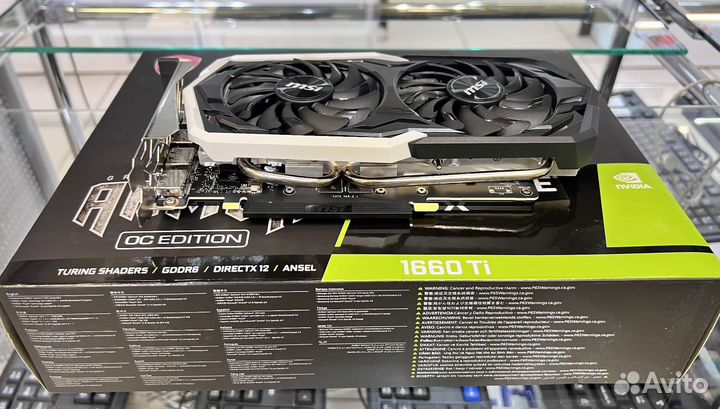 Видеокарта MSI GTX 1660Ti Armor OC 6GB/Гарантия