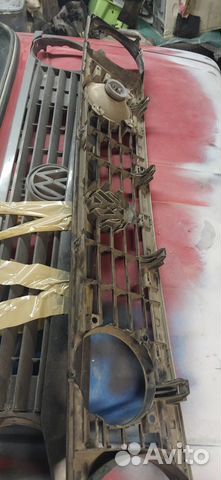 Решетка радиатора гольф2