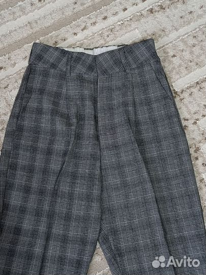 Брюк клетчатые женские длина 7/8
