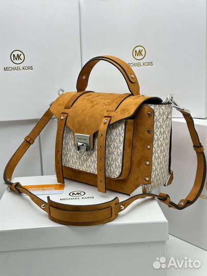 Сумка MK Michael Kors замша канва