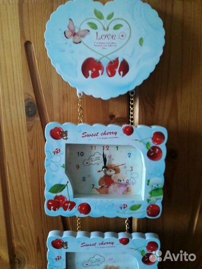 Фоторамка с часами