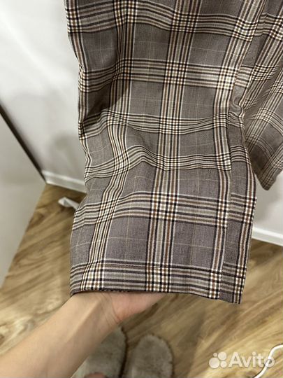 Брюки hm клетка