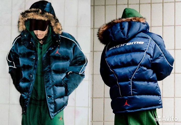 Пуховик Supreme x Jordan
