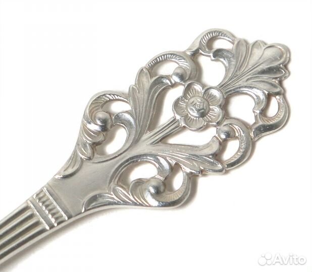 Небольшие серебряные чайные ложки, 2 шт. Норвегия