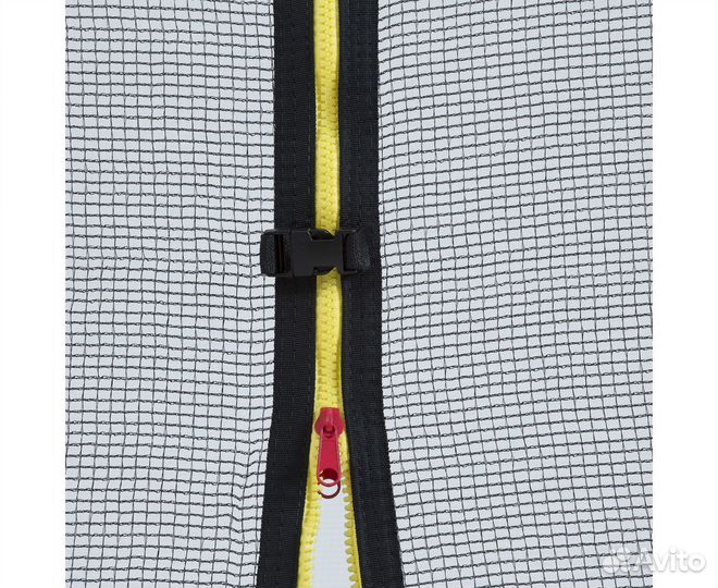 Батут DFC Trampoline Fitness с сеткой 14ft