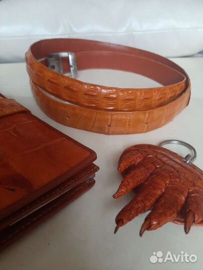 Аксессуары из крокодиловой кожи