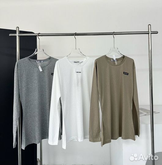 Лонгсливы Miu Miu В наличии Размеры S,M,L