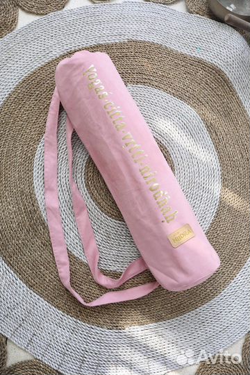 Сумка для йога коврика Сутра пыльная роза