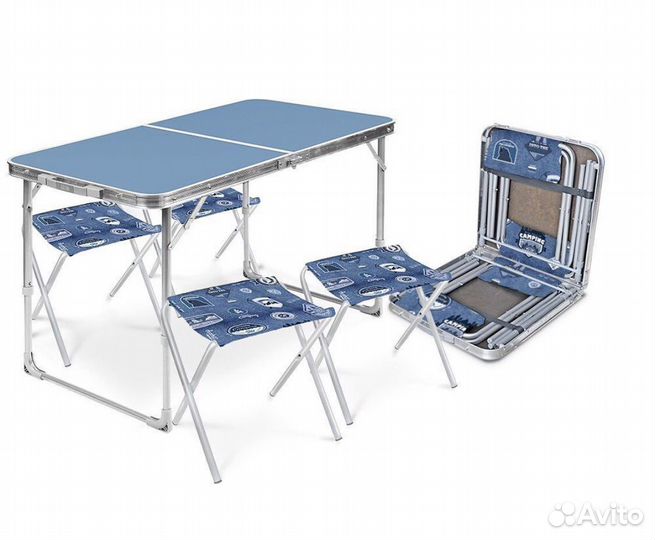 Комплект мебели походный (стол и 4 стула)