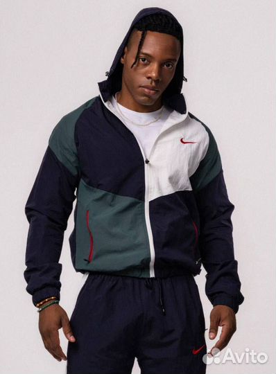 Мужской спортивный костюм Nike с эффектом мятой