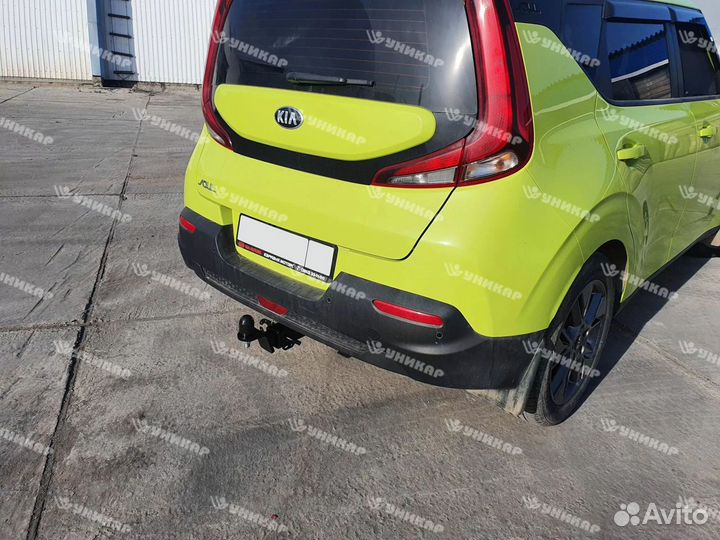 Фаркоп на Kia Soul 3 с 2019 г/в под квадрат