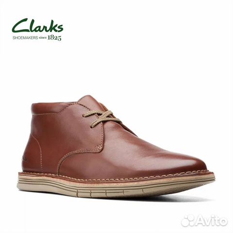 Ботинки мужские Clarks, 43, кожа