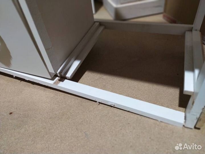 Скамья с 3 ящиками, пуф в прихожую, с дефектом