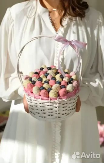 Букет из клубники в шоколаде