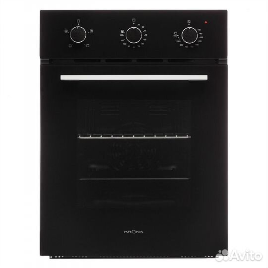 Духовой шкаф 45см Krona Breve 45 BL черный