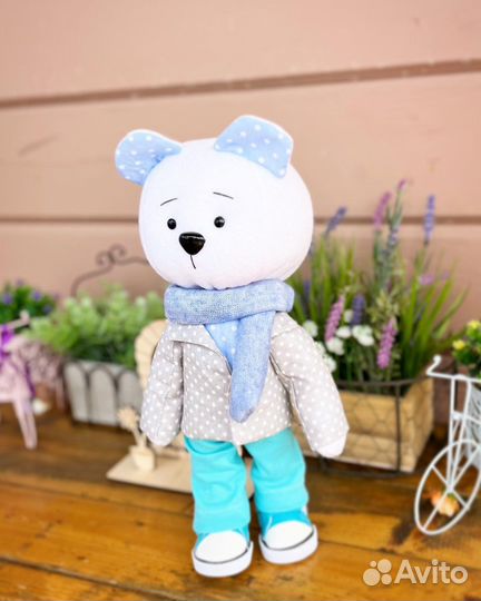 Мишка тедди игрушка ручная работа